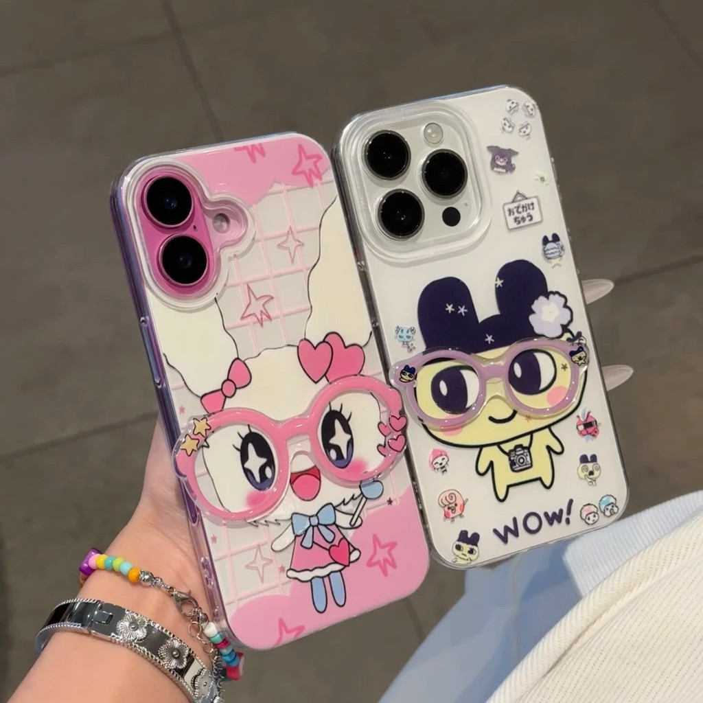 ZX甄選✨17手機殼 適用iPhone17手機殻新款卡通眼鏡貼件華為oppo/vivo小米17蘋果套