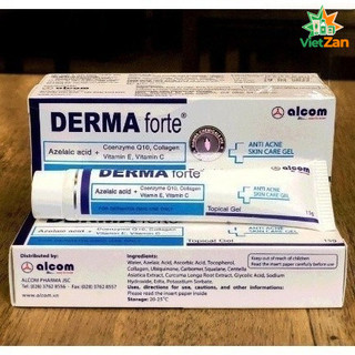 『正品』越南 抗痘凝膠Derma forte 15g