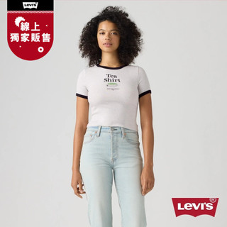 Levi's® 印花短版HAYES 短Tee / 微彈性 女生上衣 熱賣單品 008A7-0004
