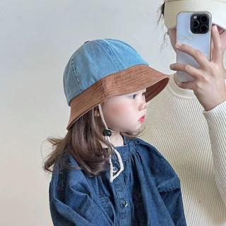 ⚡特惠開搶 錯過無補 小孩帽子 帽子 男童女童漁夫帽 盆帽 夏季薄款 韓版潮流小孩帽子春秋季漁夫帽男女出遊防風水洗牛仔