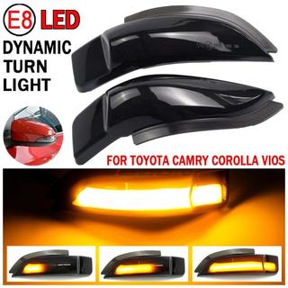 TOYOTA後視鏡燈 CAMRY/COROLLA/VIOS適用 YARIS/Prius-C LED流水轉向燈