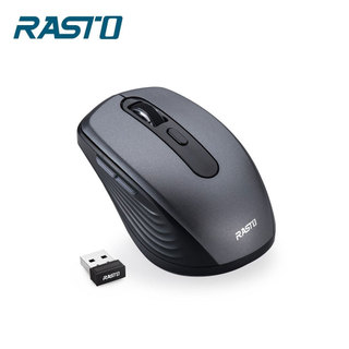 【RASTO】RM29 銀翼六鍵式超靜音無線滑鼠