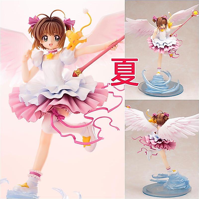 《夏本舖》日版 壽屋 ARTFX J 庫洛魔法使 木之本櫻 小櫻 星之杖 翅膀 魔法 透明牌篇 小可 呆毛 洋裝 變裝