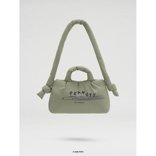 西班牙ÖLEND空氣斜背包/ Mini Ona Soft Bag/ 迷你/ 史努比聯名/ 鼠尾草綠 eslite誠品