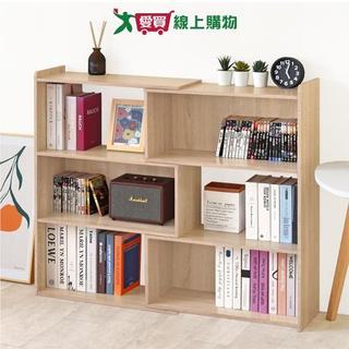 HOPMA 多用途三層伸縮書櫃 G-S1190【廠商直送 限單獨下單】台灣製造 收納置物櫃 收藏轉角櫃 展示書架【愛買】