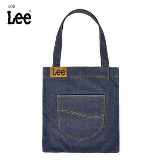 【經典大容量】Lee 帆布袋 手提袋 帆布包 通勤 深藍色 百搭 便攜 方形 開學 上班 牛仔帆布袋 大容量手提袋 耐重