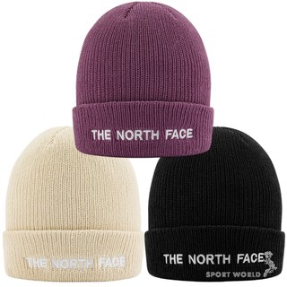 The North Face 北面 反折針織毛帽 紫/米/黑【運動世界】8A3D1NI/8A3D3X4/8A3DJK3