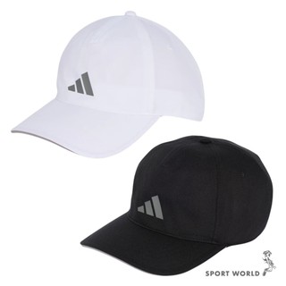 Adidas 帽子 棒球帽 排汗 涼感 聚酯纖維 白/黑【運動世界】KV5284/KV5285
