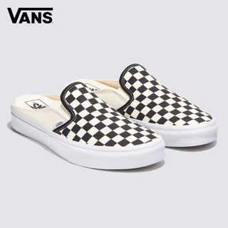 Vans UA Classic Slip-On Mule 黑白色棋盤格懶人拖鞋 休閒鞋