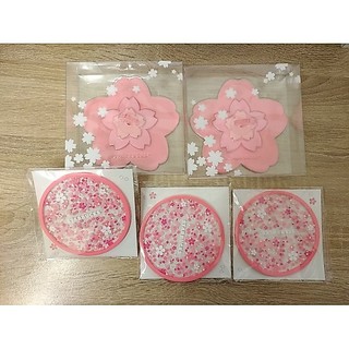 絕版現貨 全新 星巴克 櫻花矽膠杯墊 杯墊 櫻花杯蓋 STARBUCKS