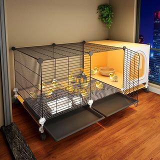 新品#雞籠子一室一衛加密家用室外大號養小雞鵪鶉小黃鴨專用清糞雛雞籠 鷄籠 大號雞籠 養雞籠 雞窩 雞舍 通用籠子 雞籠子