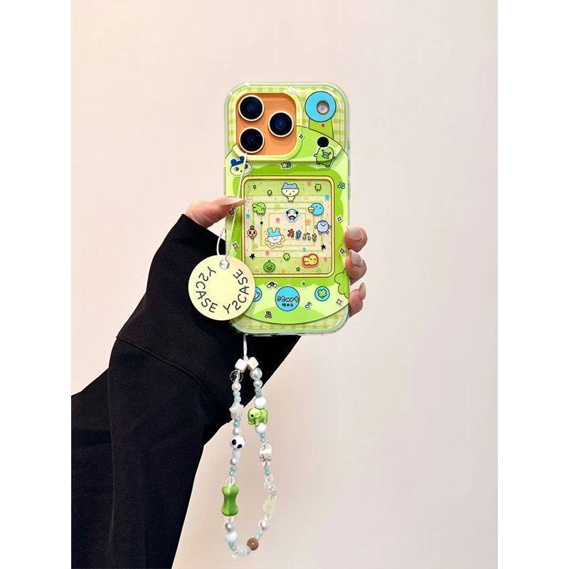 💖臺灣出貨💖 塔麻可吉周邊 電子雞周邊 復古電子寵物 音符塔麻可吉VIVOX200手機殼X100/x90防摔s20/