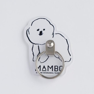 日本 MAMBO 比熊犬手機扣環/ Standard eslite誠品