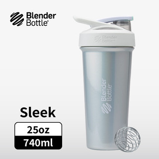 Blender Bottle Sleek按壓式不鏽鋼水壺/ 特別款/ 銀亮星際/ 25oz/ 740ml eslite誠品