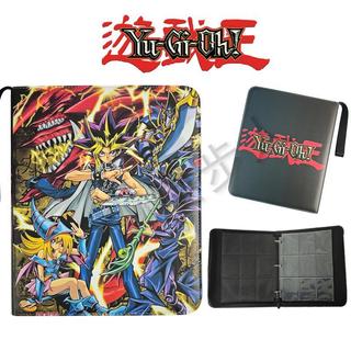 津津優選 豪華遊戲王卡冊9格高顏值ins風大容量皮拉鍊收納冊4格卡片收藏冊