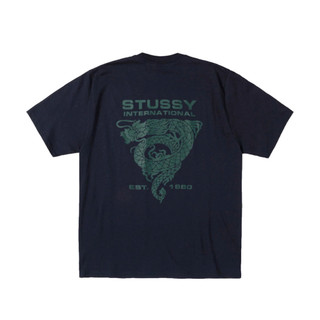 [FLOMMARKET] Stussy Dragon Tee 龍短T 深藍