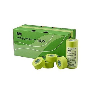 3M Scotch Paper Masking 143N 遮蔽紙膠帶/個(24mm*18m)243J 新版黃色重新上市