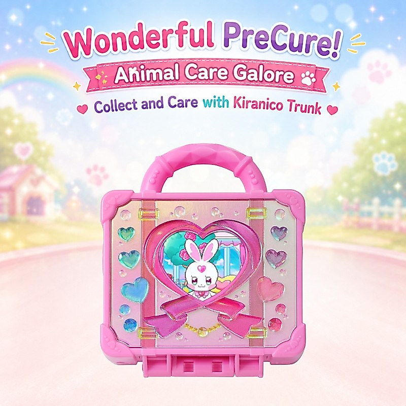 BANDAI Wonderful PreCure! 動物照護樂園－Kiranico 行李箱收集與照護組
