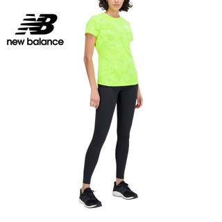 【New Balance】 NB 高腰包覆速乾運動緊身褲 女性 黑色 WP33115BK
