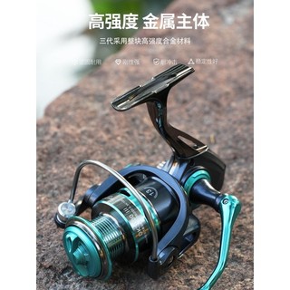 ⚡美灣快速出貨 ⚡HAUT TON紡車輪 大物利器 精品熱銷 魚輪漁輪全金屬打黑漁輪路亞輪微物魚輪海杆竿輪大物輪DK