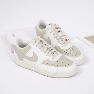 日本精選 Nike Court Vision 米白 奶油 奶茶 拼接 小勾 卡其 FV9952-200