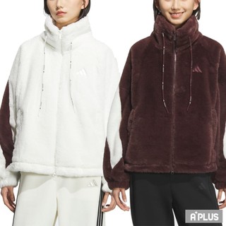 ADIDAS 女 MS WARM JKT2 毛絨運動外套 - KC0079 KC0078