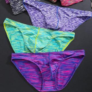 💕 新品搶購 Livest 男士內褲 男莫代爾三角內褲夏季炫彩性感內褲男士三角內褲 三角褲 內褲男