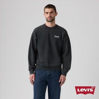 Levi's® Sunset 圓領大學T / 黑 男生上衣 人氣新品 0087A-0007