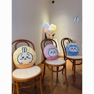 【精選好物🛒】7.24~chiikawa圓形抱枕烏薩奇便攜靠枕加厚柔軟靠墊自嘲熊可愛雙面圖案