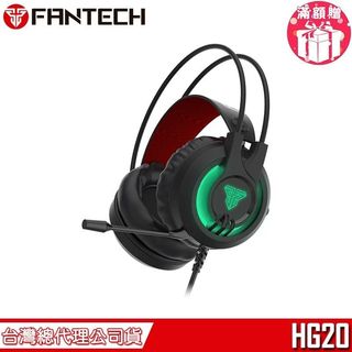 【FANTECH】HG20 RGB USB 立體聲電競耳機 耳罩式 耳機麥克風【台灣公司貨】