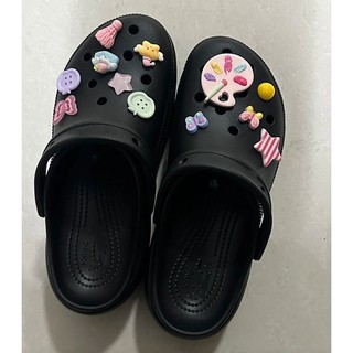 12個鞋釦與魅力裝飾,趣味配件適用於女性木屐沙灘鞋AGM