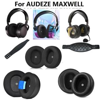 台灣發貨🚀 適用奧蒂茲 AUDEZE MAXWELL耳機套 蛋白皮耳罩 頭樑皮 帶卡扣 替換耳帽 冰感凝膠皮套 吸汗透氣
