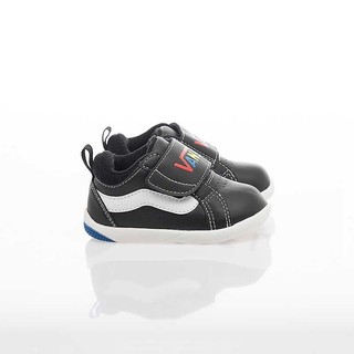 VANS FABLE EZ (12-14) V223039001 日線 小童鞋 黑色 皮革 魔鬼氈 V2135B EZ