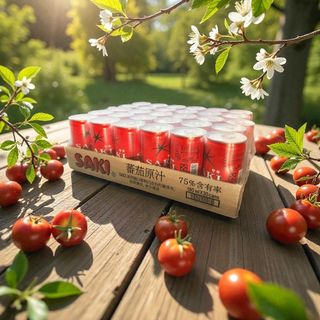 MUCH主幼商場番茄汁韓國 SAKI 無鹽(30瓶入一箱)