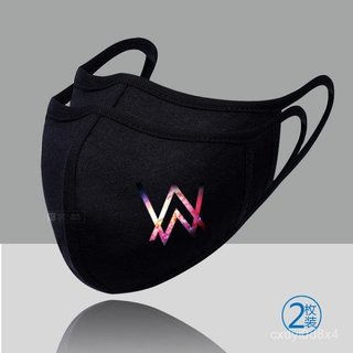🔥臺灣出貨🔥冬季潮款防風防寒保暖口罩alan walker男女PM2.5防霧霾棉布可水洗 3CZ