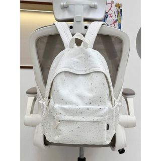 🎒星星紋後背包 女生大容量雙肩包 15吋筆電後背包 學院風書包 韓系ins簡約背包 學生書包 通勤後背包 旅行背包