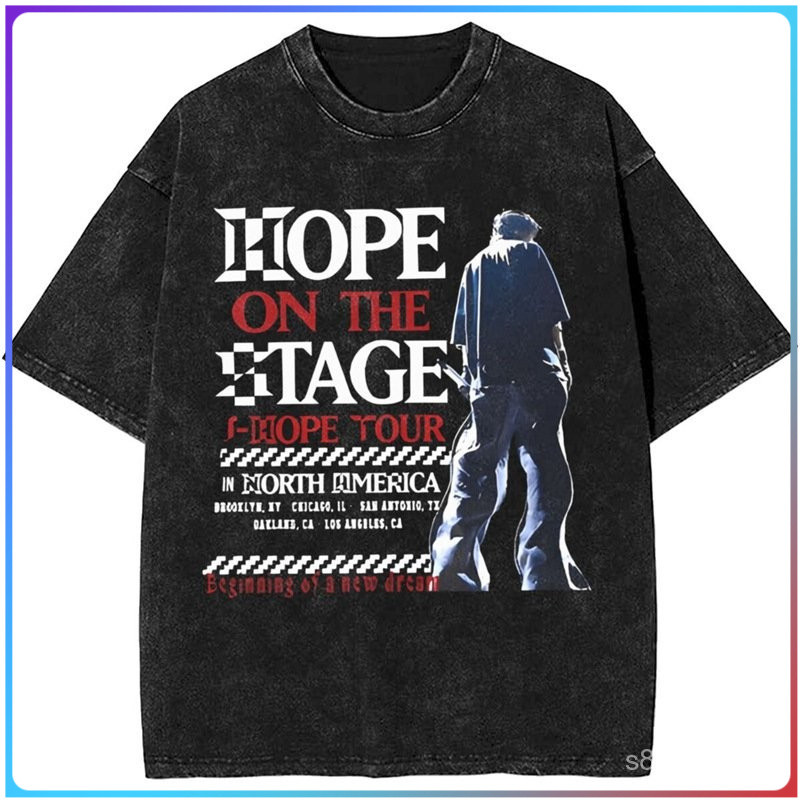 【臺灣熱賣桃園出貨包郵🔥】J-Hope Band Hope On The Stage T Shirt Summer Si