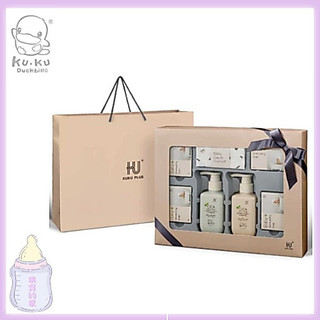 KUKU PLUS 舒敏積雪草寶寶 沐浴禮盒 KU1154 彌月禮盒 新生賀禮 沐浴禮盒 禮盒 送禮【公司貨】樂寶的家🍼