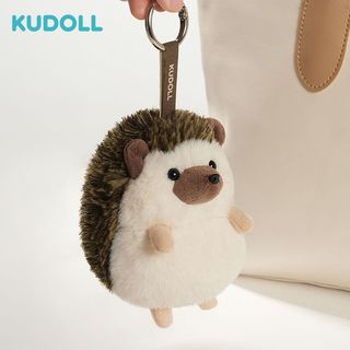 KUDOLL庫島玩偶可愛軟萌小刺蝟毛絨掛件精緻包包鑰匙扣生日禮物