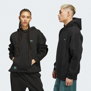 Adidas 愛迪達 Shmoo H Hood JX5445 男女 連帽上衣 帽t 連帽長袖 黑 亞版