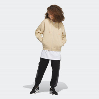adidas ESSENTIALS 連帽外套 抓絨 女 IK9893 官方直營