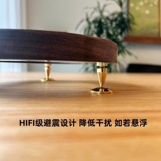 實木音響避震底座 適配哈曼卡頓琉璃4/5水晶4/5代 防滑減震穩固 桌面喇叭支架 電腦音響 居家辦公室