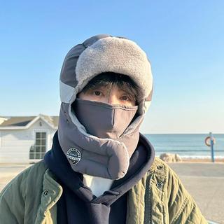 【雷鋒帽】 男士帽子 滑雪帽 護耳帽 防風帽 冬季帽子 棉帽 保暖帽 飛行員帽 防寒帽 騎車帽 加厚帽子 戶外帽子