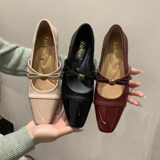 『Shoes oF Lady』春夏季新款女鞋鞋子 法式仙女休閒蝴蝶結時尚芭蕾平底鞋 單鞋女鞋小香風風四季瑪麗珍鞋