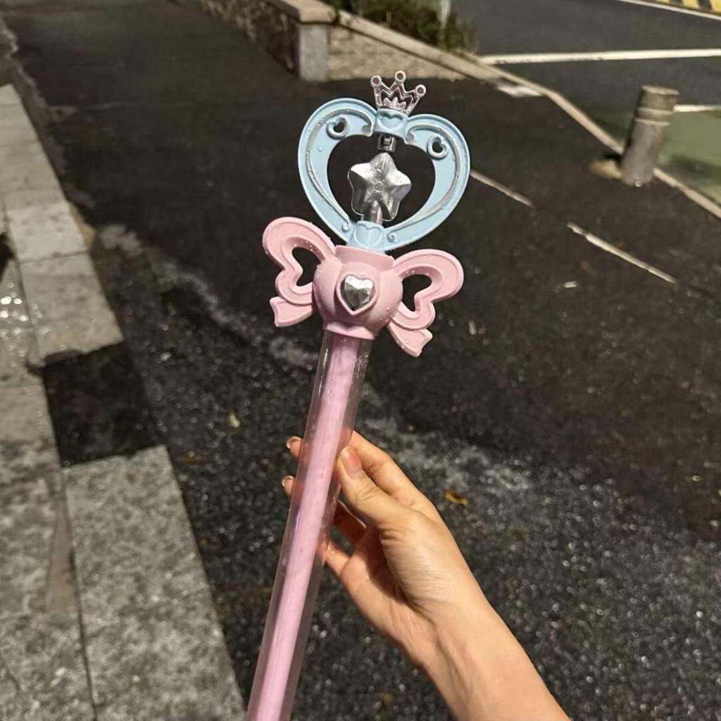 【暢銷臺灣 今日特價 🔥】網紅拍照視頻巴拉拉小魔仙女魔法水玩具水打水仗旋轉魔法棒