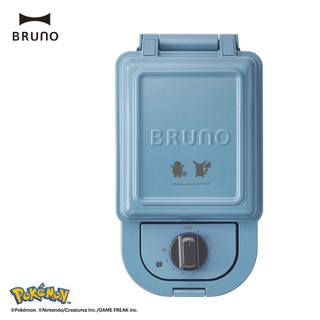 【BRUNO】寶可夢熱壓三明治機 水藍｜傑尼龜【外箱瑕疵】