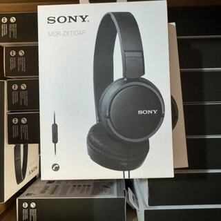 現貨 適用SONY索尼 MDR-ZX110AP 有線頭戴耳機 線控麥克風 耳罩式耳機 金曲音響 簡約摺疊 有線耳罩式耳機