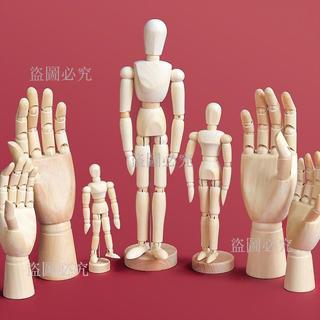 🚀木頭人偶 關節人模型 速寫繪畫模型 12 吋靈活可動木人 繪畫人偶 關節人偶 藝術素描人偶 繪畫教學模型 桌面擺件
