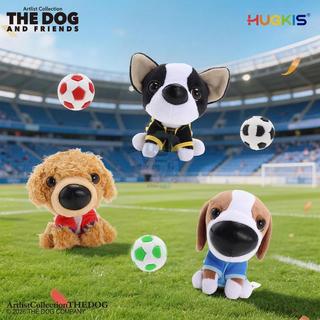 【台灣出貨】TheDog大頭狗玩具 毛絨公仔掛件 貴賓犬法鬥足球玩偶 可愛卡通柴犬公仔禮物