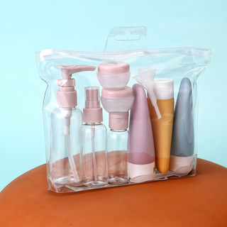 旅行瓶套裝 11PC 防漏按壓式液體化妝品容器AGM